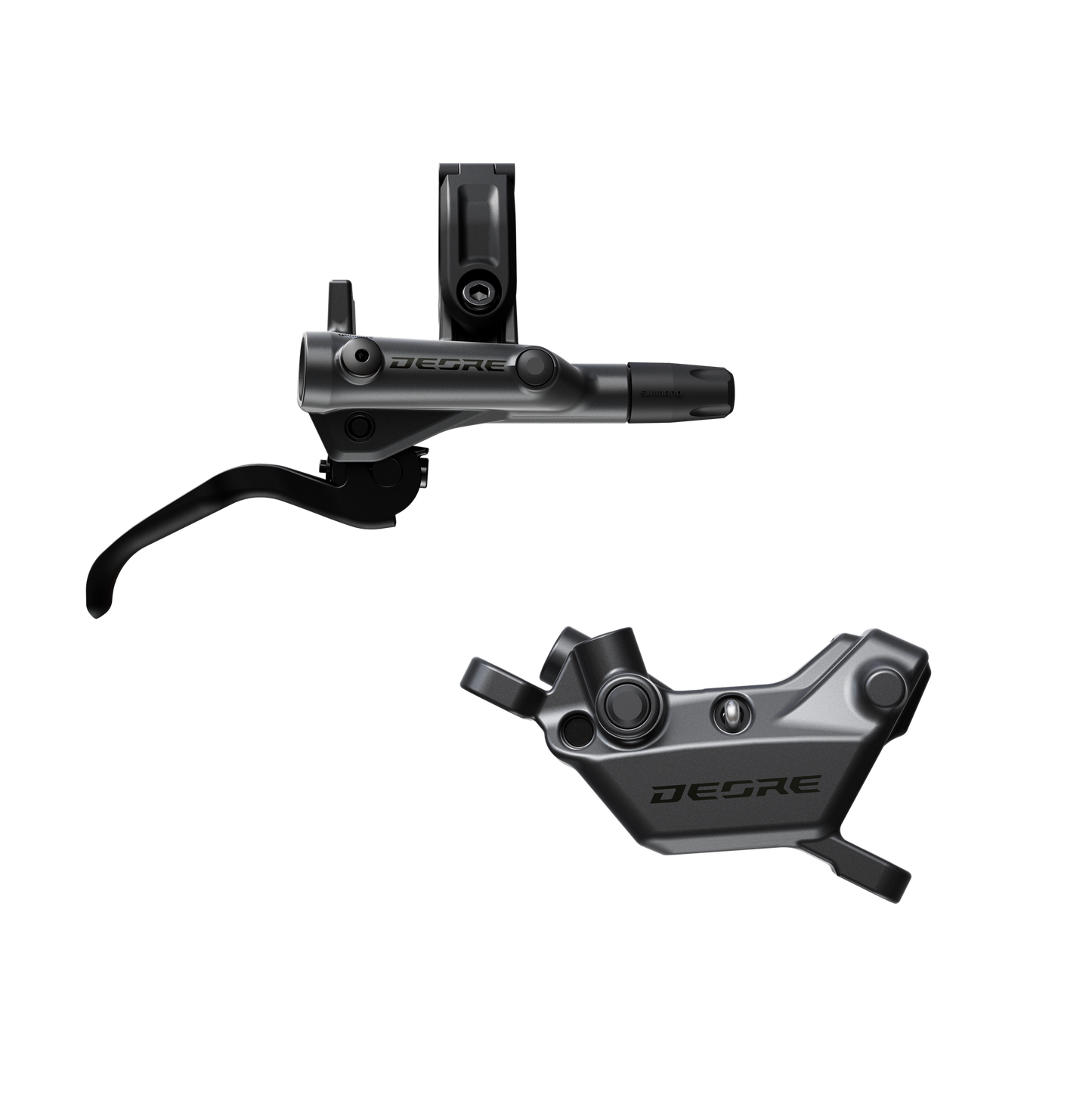 Shimano DEORE 4-Piston Front Disc Brake Set - Resin Pads - BL-M6200 / BR-M6220