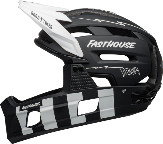 BELL Super Air R Mips Helmet - Fasthouse Matt Black And White M(55-59cm) |Region-exclusive