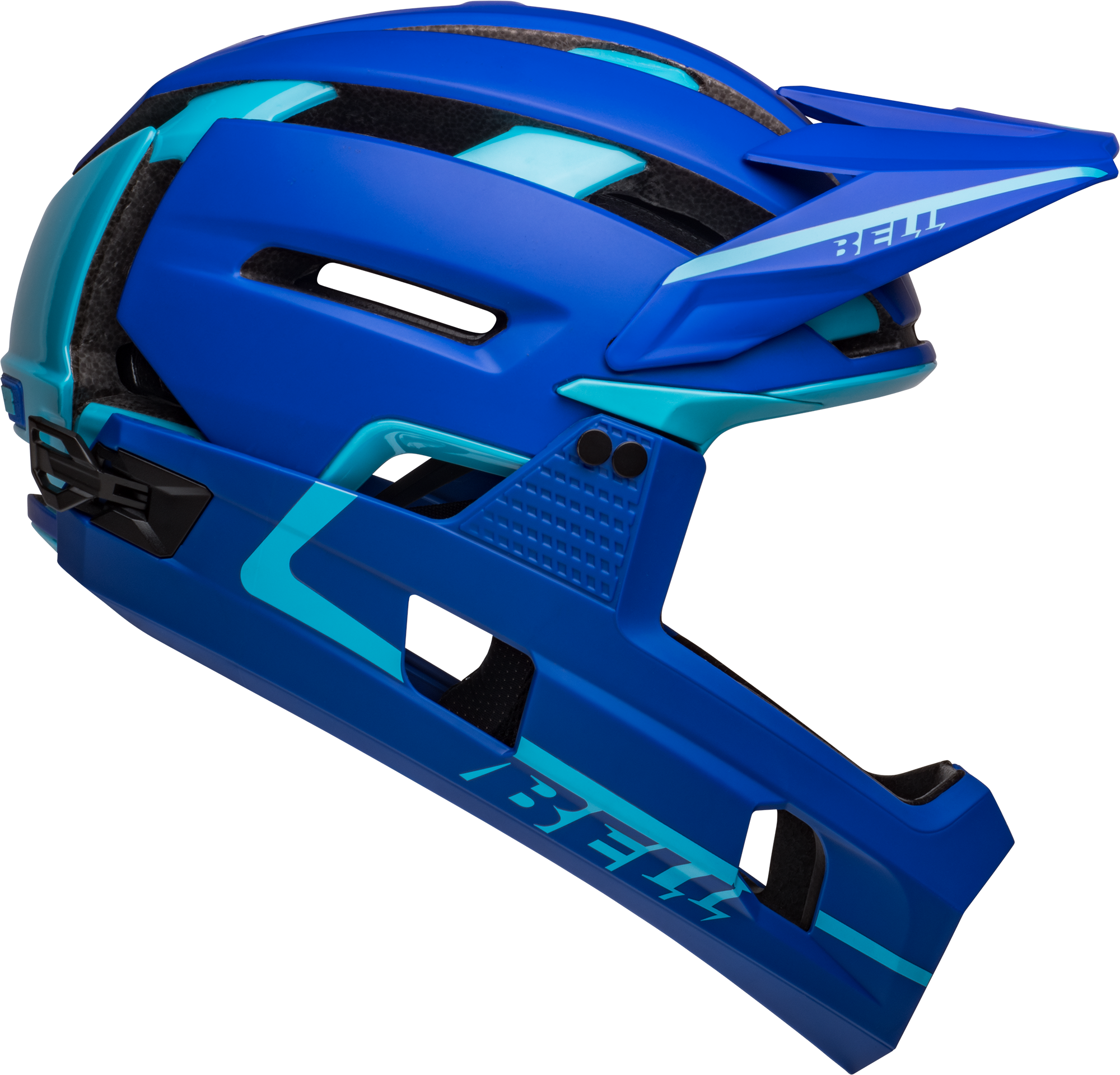 bell bike helmets 2020 Bell Super Air R Spherical Helmet Matte/Gloss Blues / Medium
