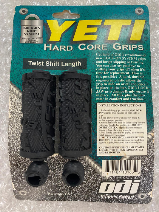 OSI x YETI Hard Core Grips (Twist Shift Length)-Black