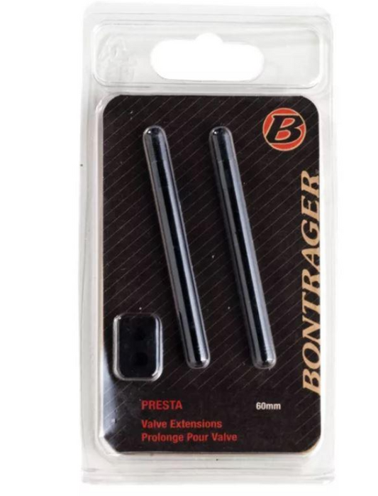 Bontrager Presta Valve Extenders 60mm Black