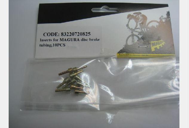 適用於 MAGURA 碟式煞車油管的 MAGURA 插入件,10 件