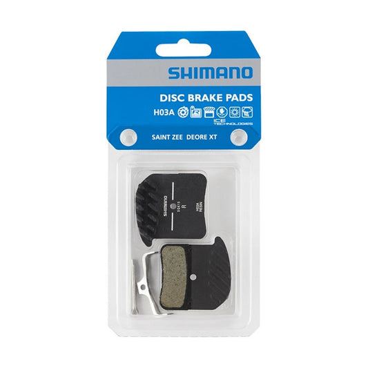 Shimano Saint/Zee/Deore XT Resin Pad-Fin&Spr-H03A