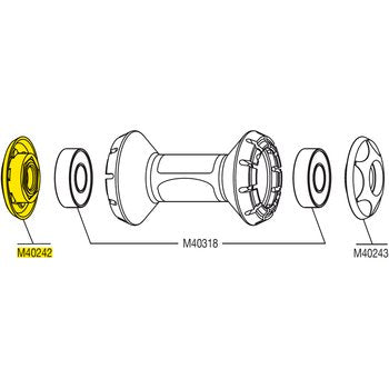 MAVIC ハブダストキャップ 楕円ホイールセット用