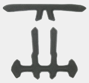 OGK AERO-R2 內墊套裝-黑色