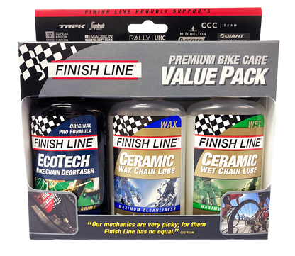 Finishline Premium Bike Care Value 3 Pack