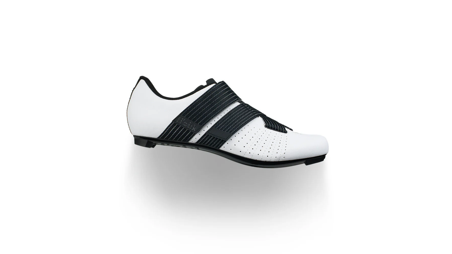 FIZIK TEMPO POWERSTRAP R5 -ROAD SHOES -WHITE/BLACK