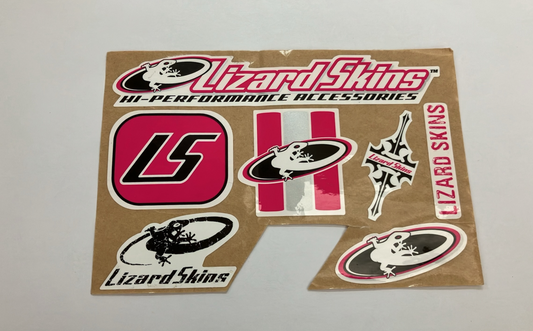 Lizard Skins sticker sheet