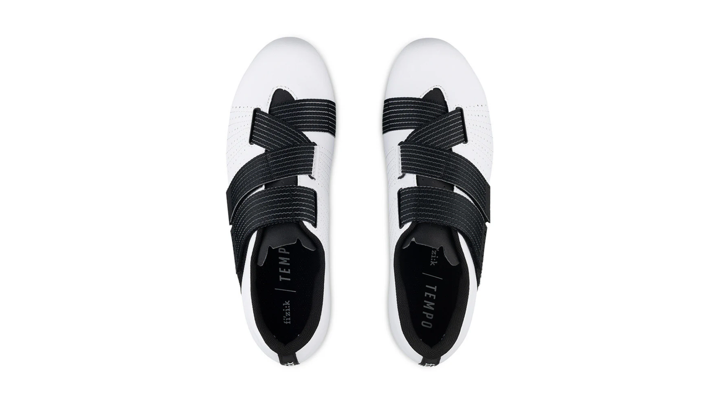 FIZIK TEMPO POWERSTRAP R5 -ROAD SHOES -WHITE/BLACK