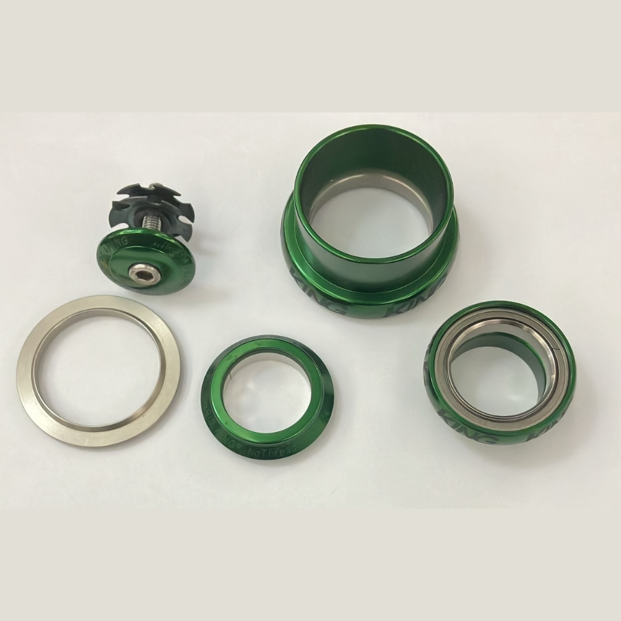 Chris King 1-1/8 1.5 SV Tapered Griplock Headset Green
