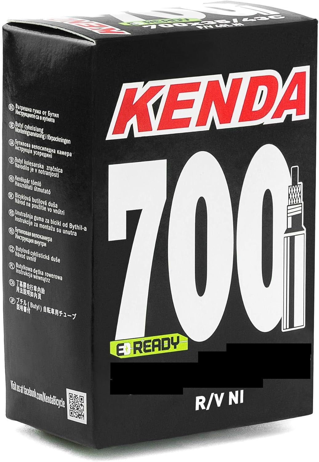 KENDA Standard Tube-700X18/23C~R/V - 18X30T