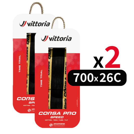 2PC/4PC SET ｜Vittoria Corsa PRO Control Graphene & Silica Tubeless Ready Tire