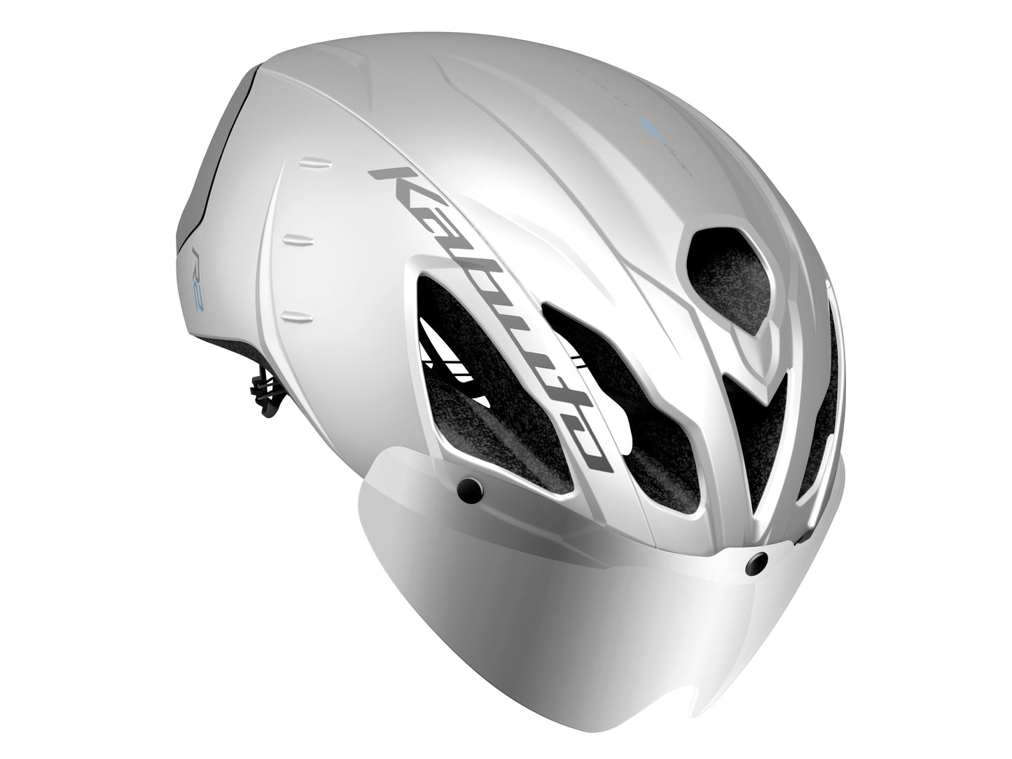 OGK KABUTO AERO-R2 Road Aero Helmet (with AR-5 Silver Mirror Shield)