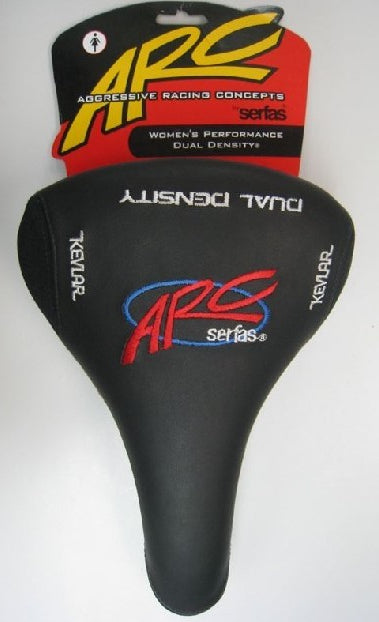 Serfas Dual Density Kevlar 170mm ARC RX Technology Saddle - Black