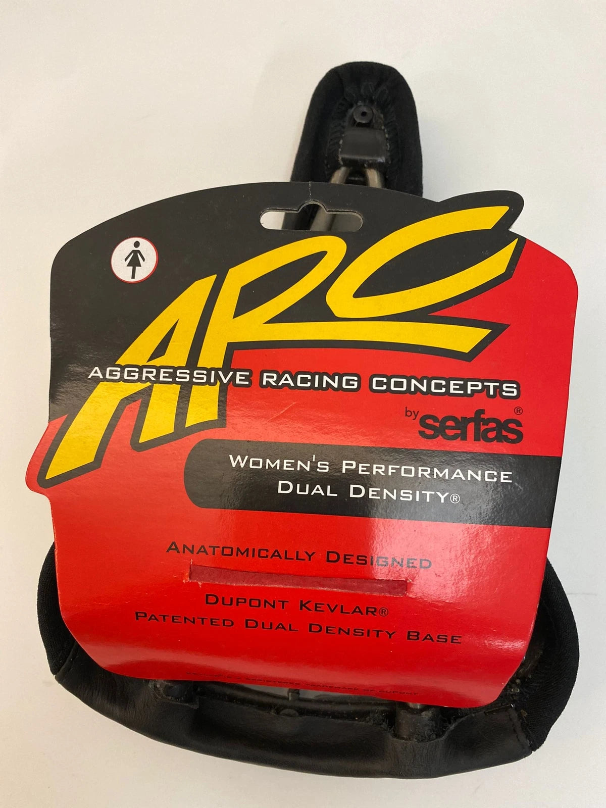 Serfas Dual Density Kevlar 170mm ARC RX Technology Saddle - Black