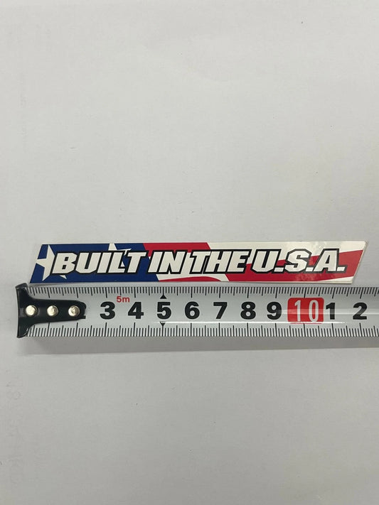 GT BMX Sticker - BUILT IN THE U.S.A. - Old School 90s Bike Decal (2 Pack)