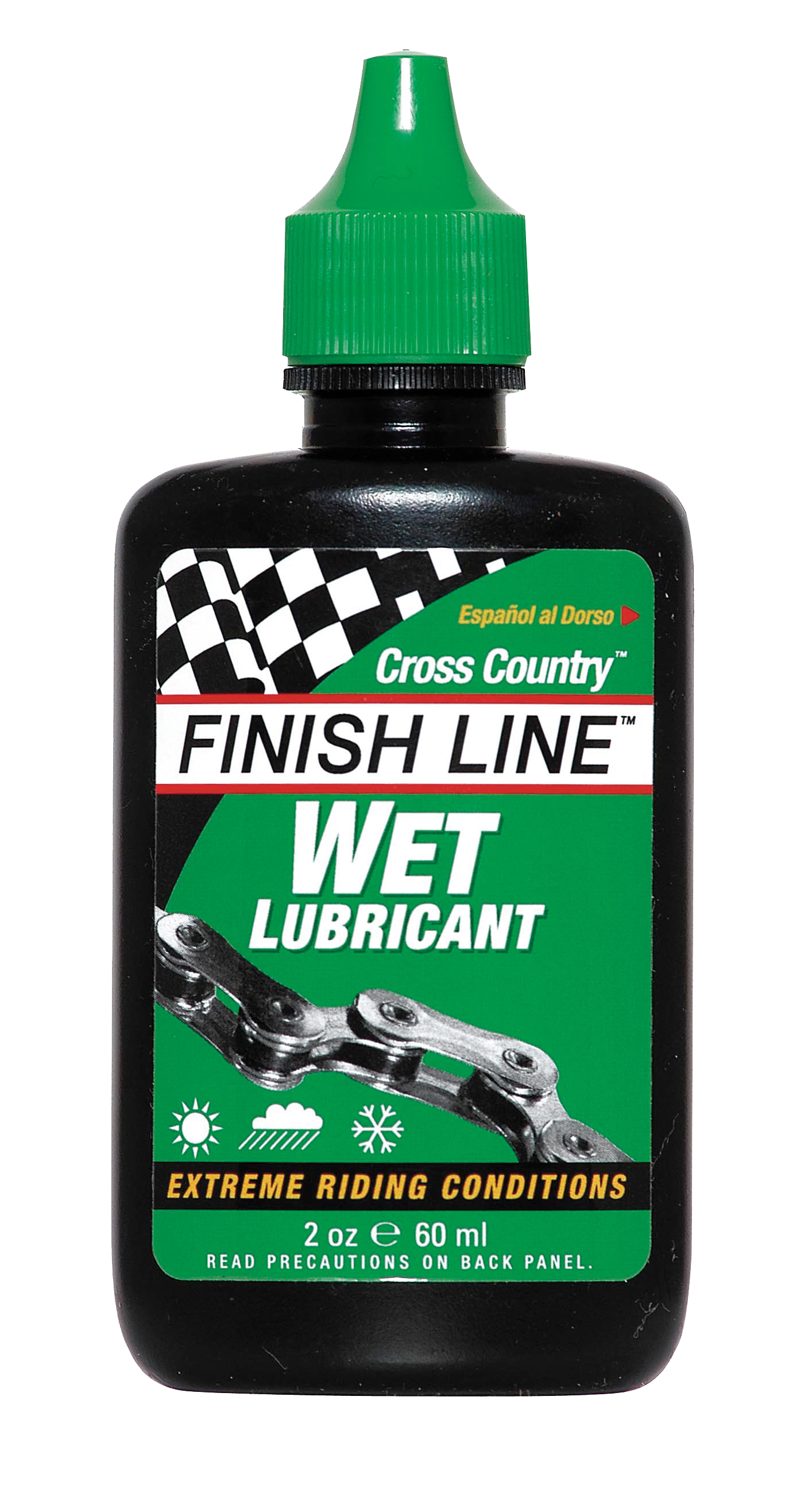 Finishline Wet Lube-The strongest Longest-lasting Water-resistant chain lubricant