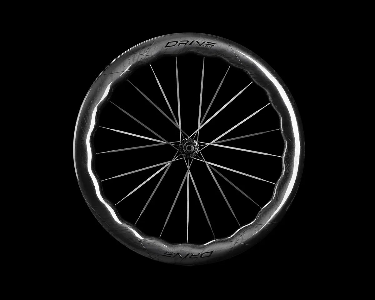 ELITEWHEELS Drive Helix 68D Disc Brake Carbon Wheelset-Carbon Spoke(CS)-HG Black