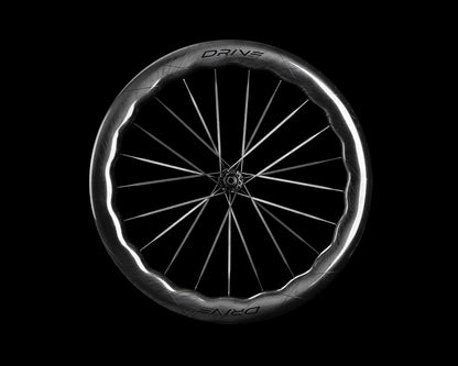 ELITEWHEELS Drive Helix 68D Disc Brake Carbon Wheelset-Carbon Spoke(CS)-HG Black