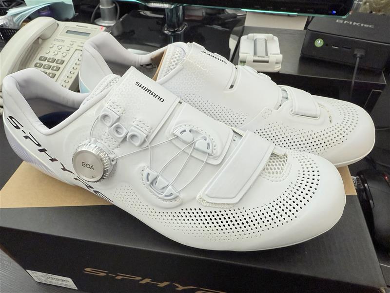 Shimano SH-RC903PWR S-Phyre Road Shoes-Wide-White