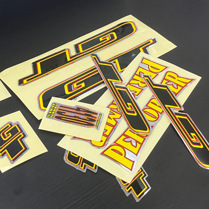 GT BMX Performer Vintage 1990's Old School 11-piece Sticker Set