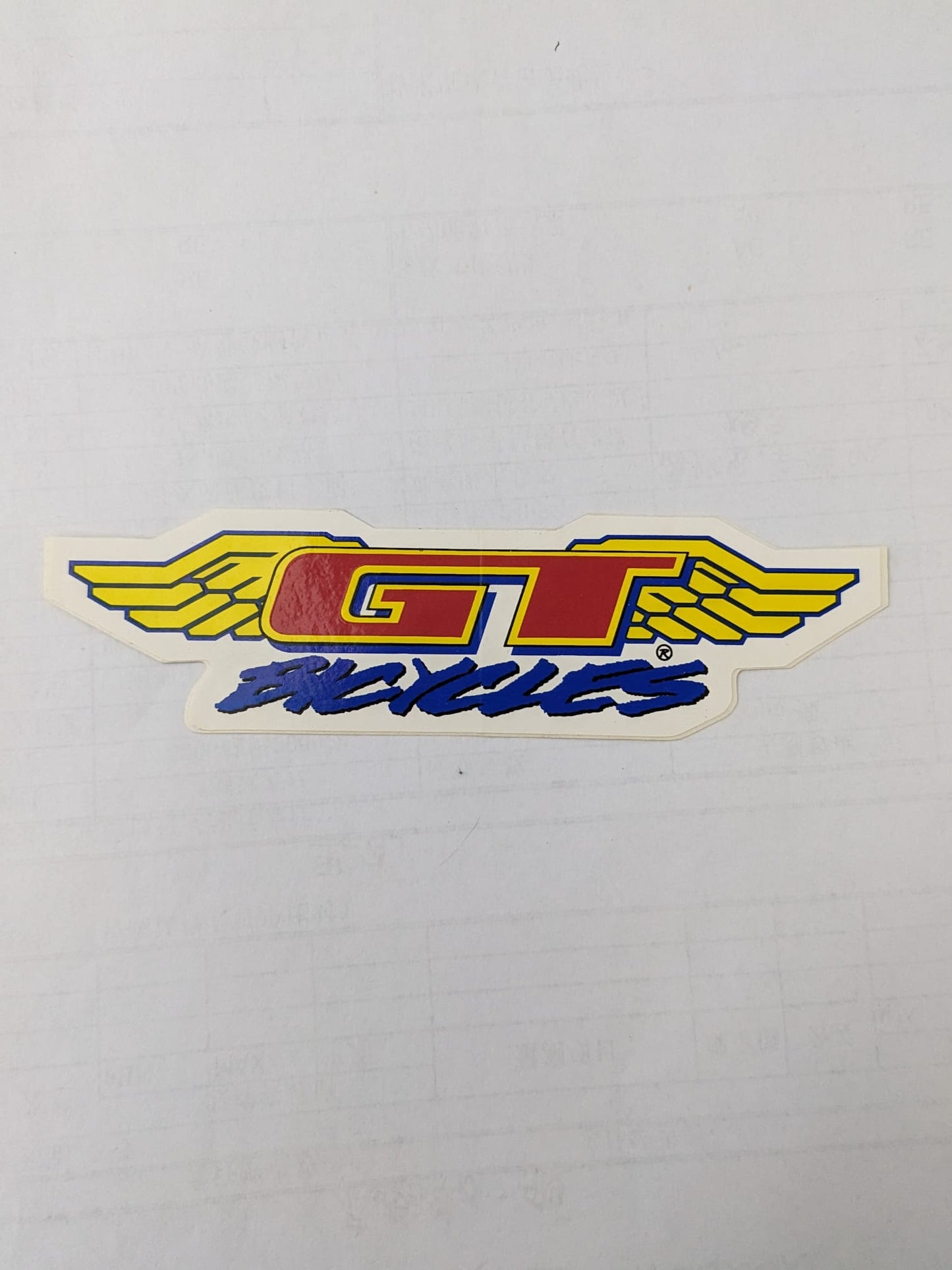 GT BMX Bicycles Wing Sticker Mid School Era Retro Decal Set of 2 - Vintage 1990s