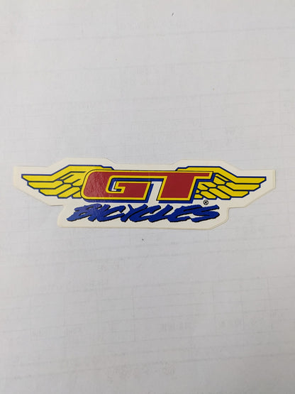 GT BMX Bicycles Wing Sticker Mid School Era Retro Decal Set of 2 - Vintage 1990s