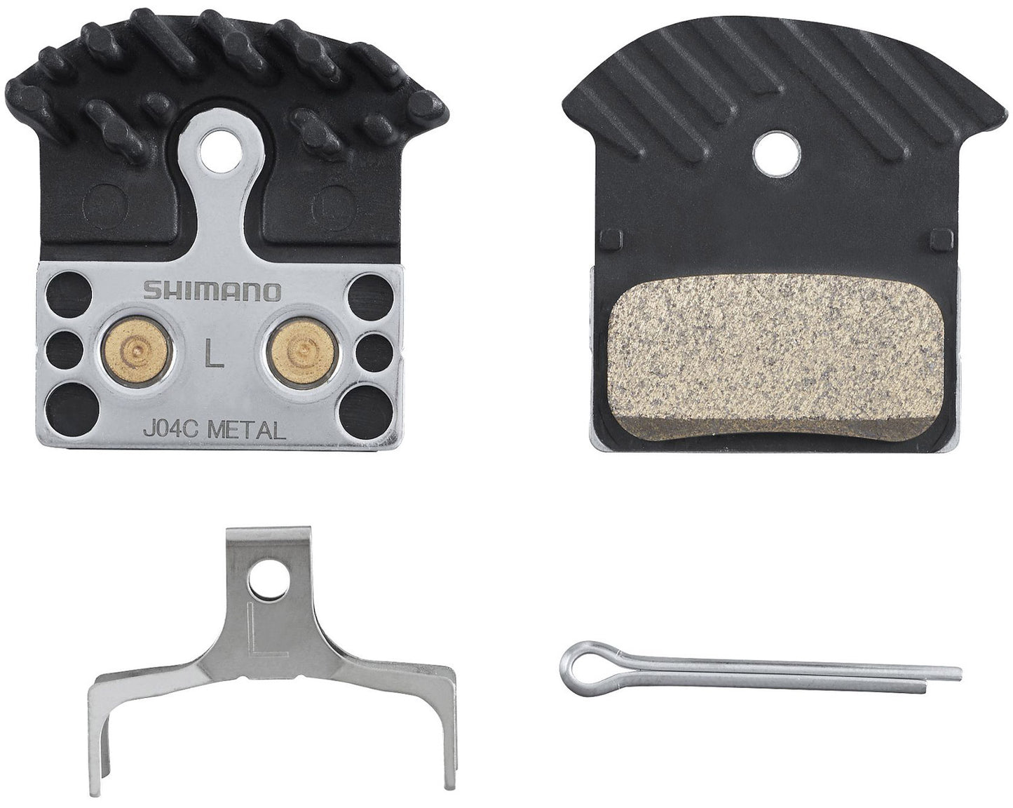 Shimano BR-M9000 Metal Pad ( J04C ) W/Fin (IBPJ04CMFA)