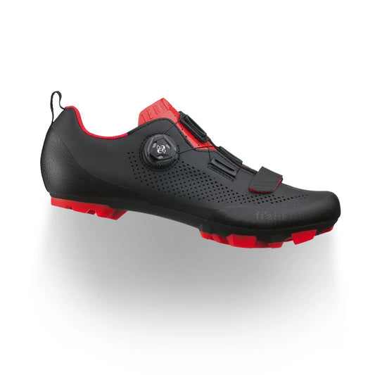 FIZIK TERRA X5 CROSS ROAD/MOUNTAIN SHOES-RED/BLACK