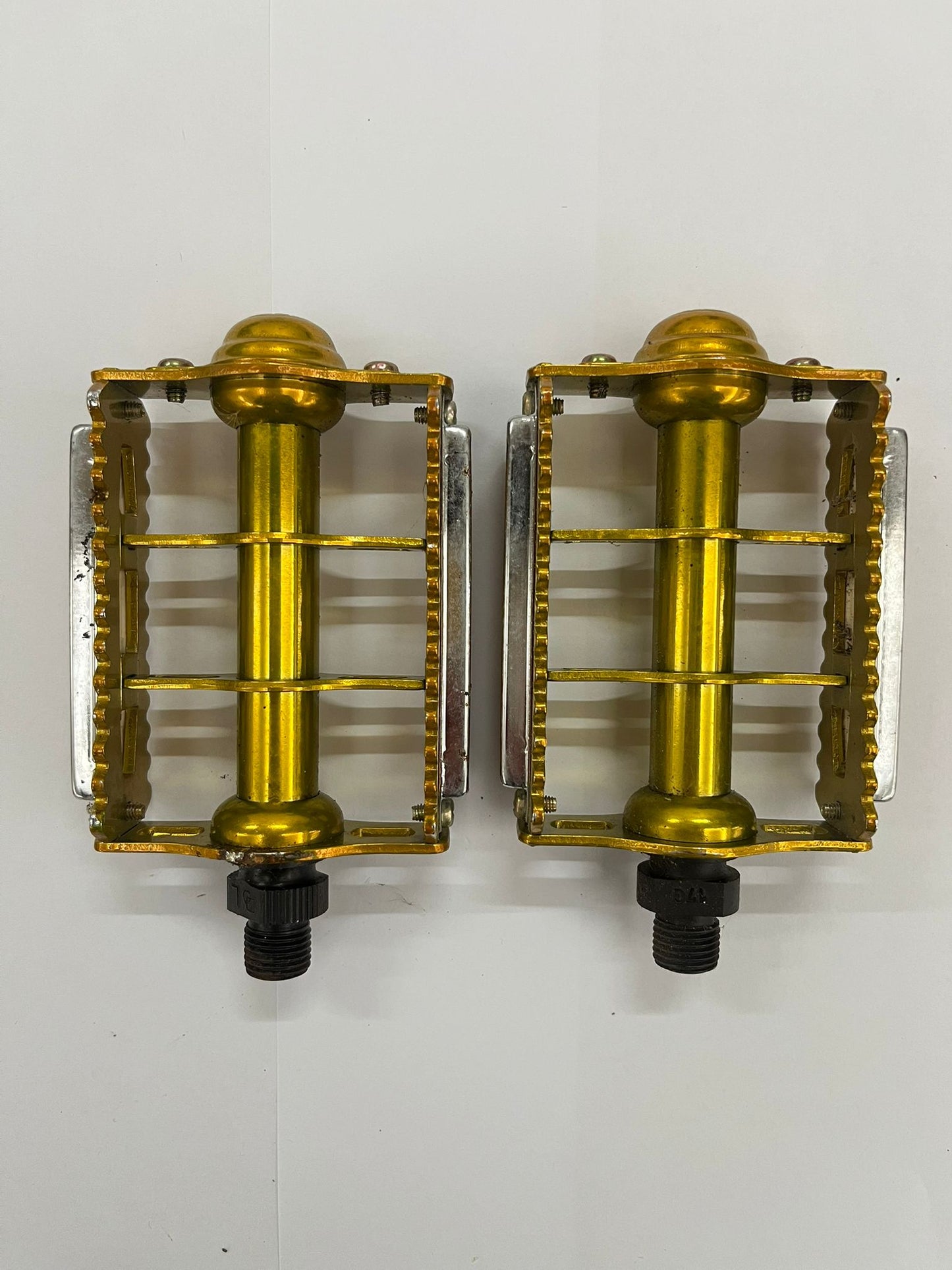 Rare KKT K-MX BMX Japan Old School PEDAL 1/2 20Tooth - Glod