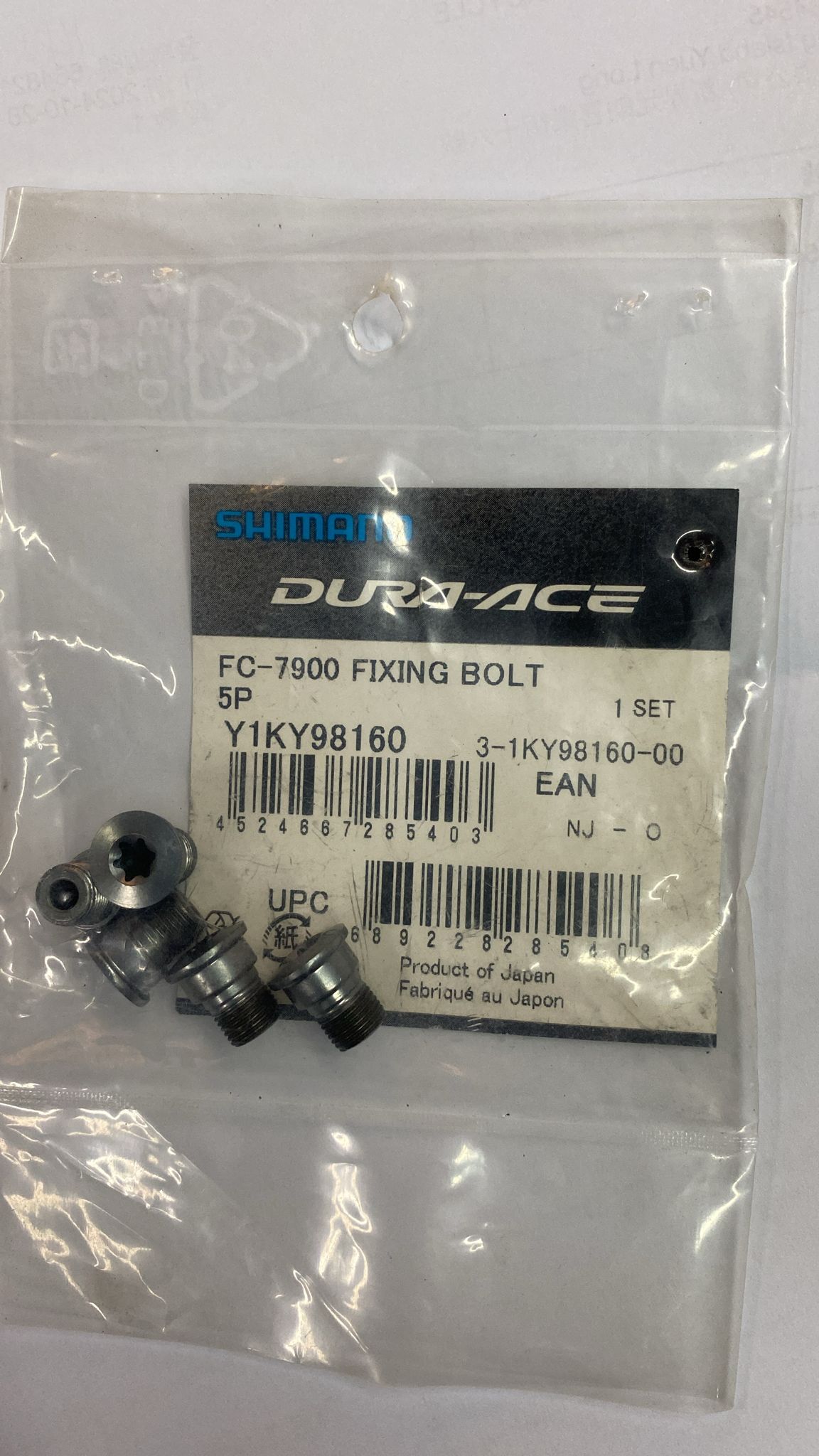 Shimano FC-7900 Gear Fixing Bolt(5 Pcs)-Y1KY98160