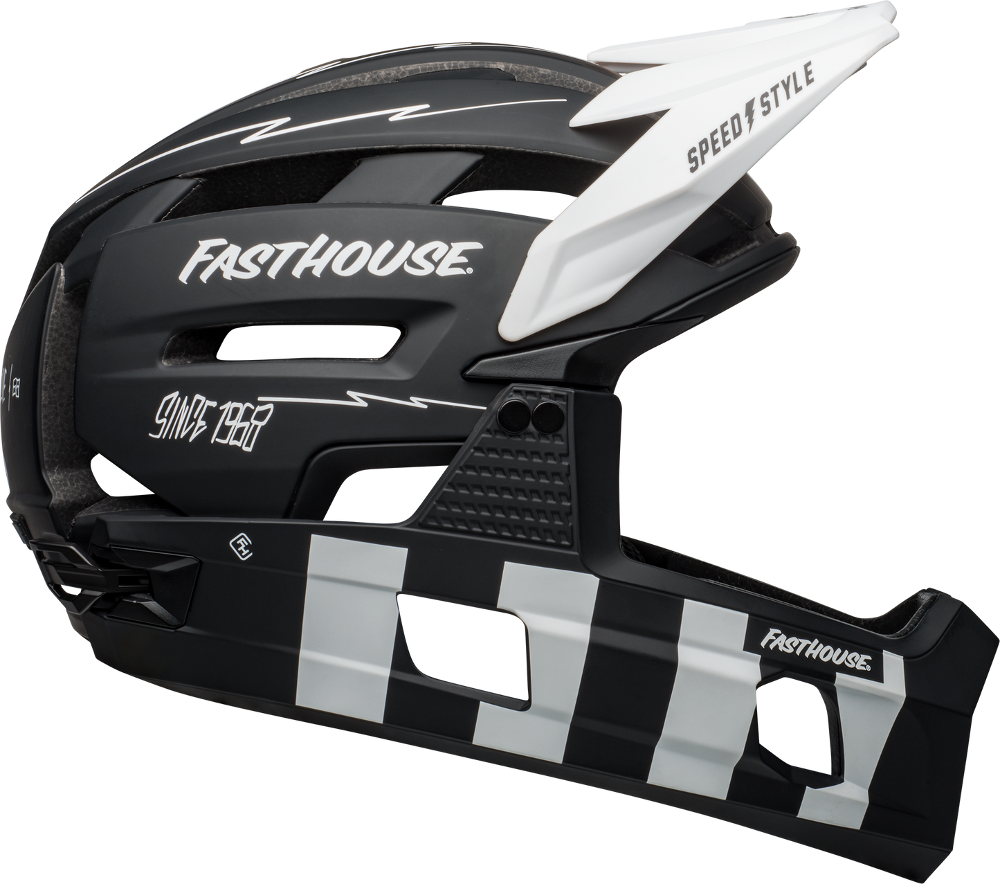 BELL Super Air R Mips Helmet - Fasthouse Matt Black And White M(55-59cm) ｜Region-exclusive