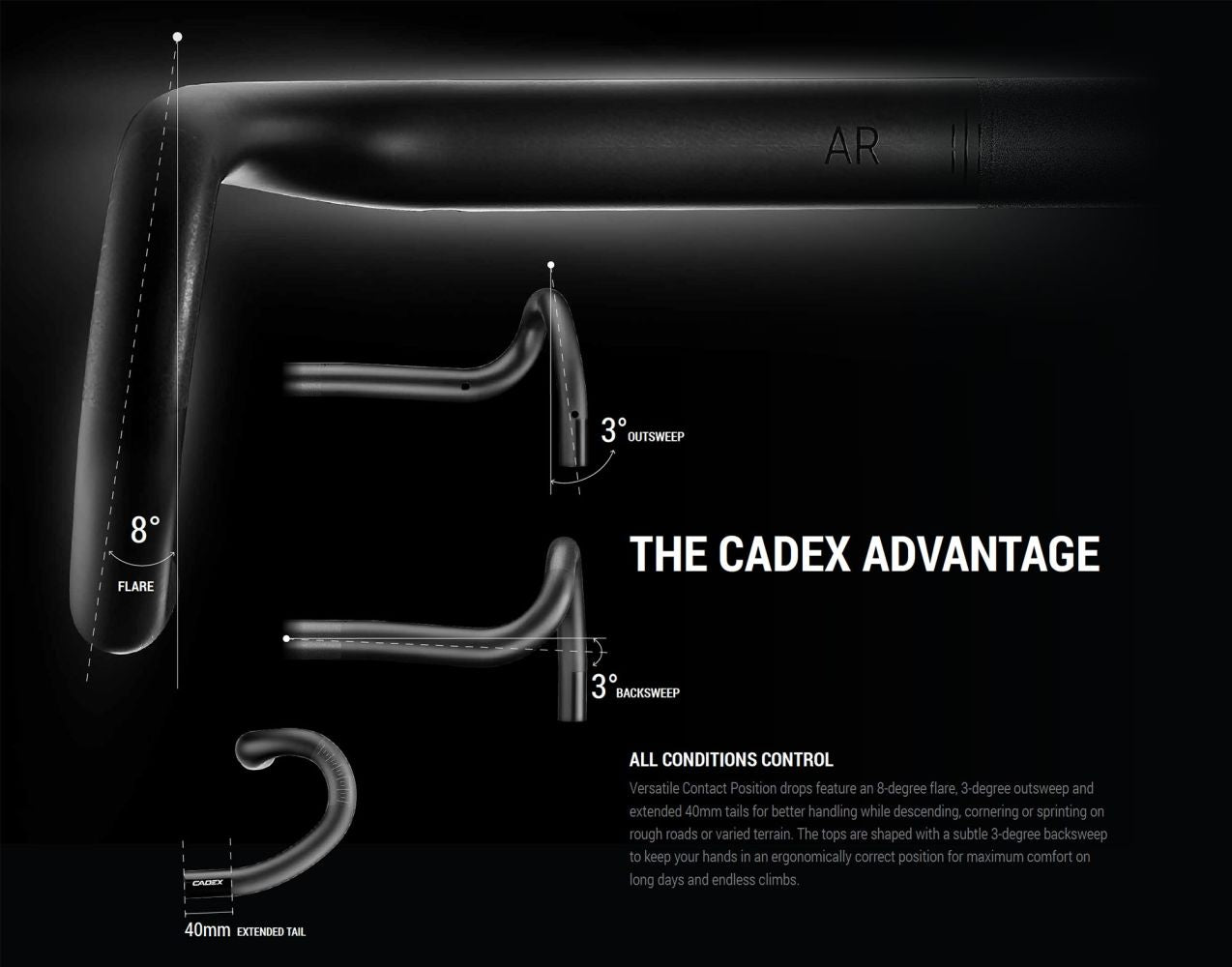 CADEX AR Handlebar 31.8mm