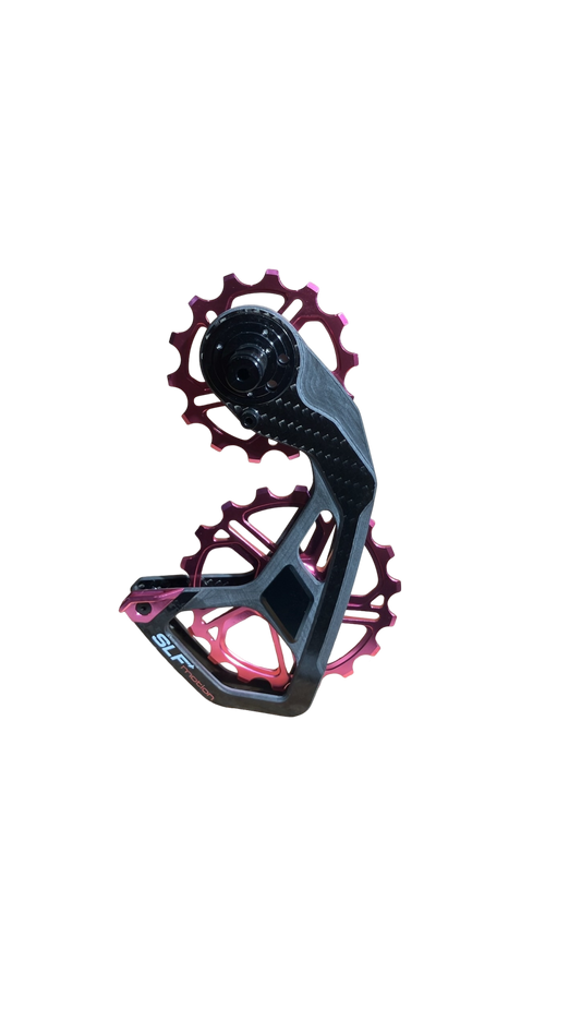 SLF Motion EVO Speed System~Shimano 8100 & 9200~PINK Pulley Wheels