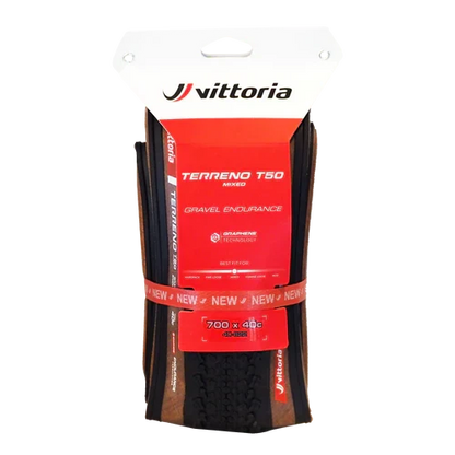 Vittoria Terreno T50 Mixed Gravel Endurance Tubeless Folding Tire
