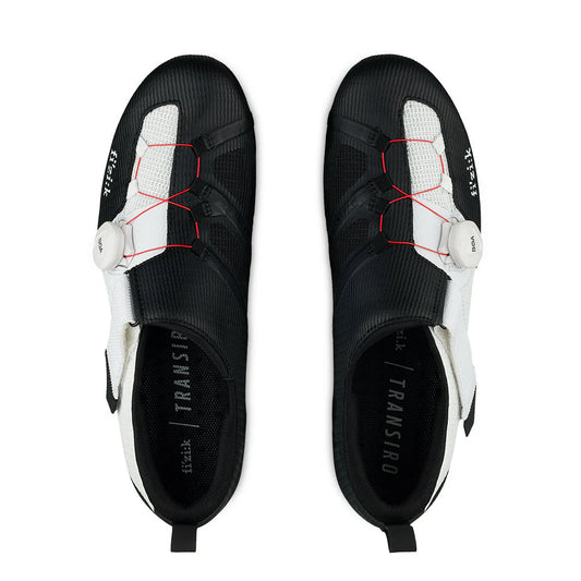 FIZIK TRANSIRO INFINITO R3 TRIATHLON SHOES-BLACK/WHITE