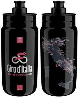 Elite Fly Bottle 2023 Giro D'Italia Black Map
