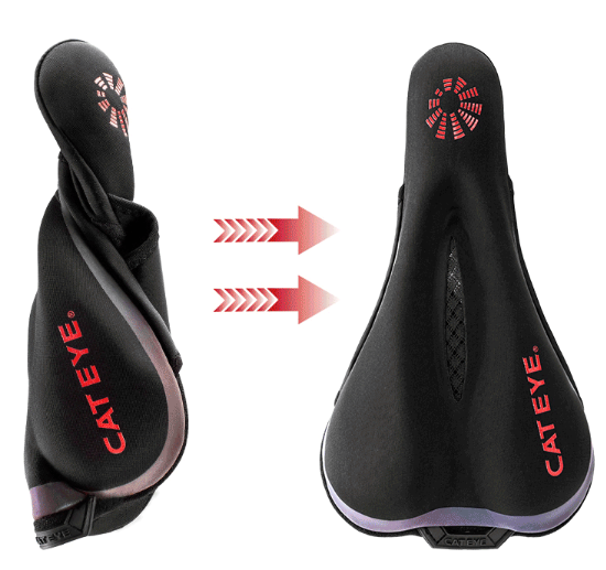 Cateye A.R. Gel Saddle Cover~Black