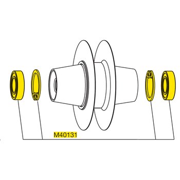 Mavic IO Track Front Bearing Kit~M40131