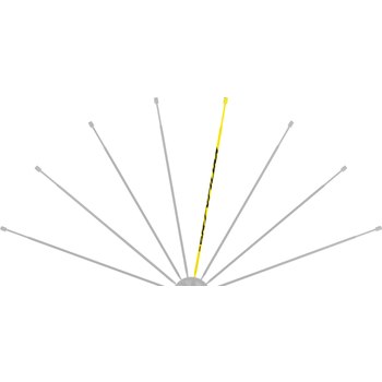 Mavic Yellow Spoke (F&R) For Ksyrium 125~282/293.5