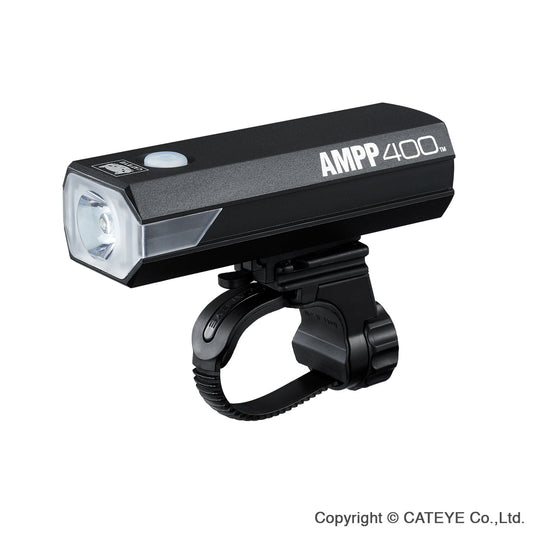 Cateye Usb Rechargeable Light~Ampp400~HL-EL084RC