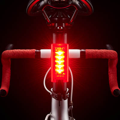 Cateye Tight Kinetic Rear Light(Battery)~TL-LD180K