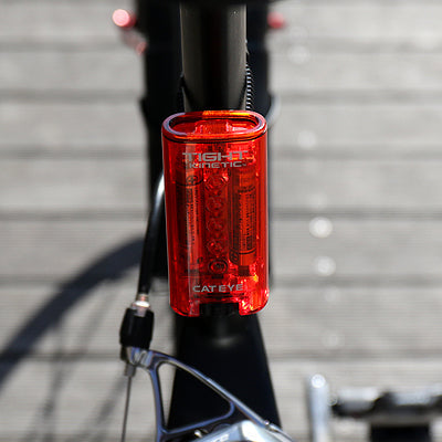 Cateye Tight Kinetic Rear Light(Battery)~TL-LD180K