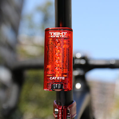 Cateye Tight Kinetic Rear Light(Battery)~TL-LD180K